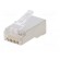 Plug | RJ45 | PIN: 8 | Cat: 5e | shielded | Layout: 8p8c | for cable image 2