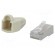 Plug | RJ45 | PIN: 8 | Cat: 5e | shielded,with protection | gold-plated image 1