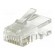 Plug | RJ45 | PIN: 8 | Cat: 5e | unshielded | Layout: 8p8c | for cable | male image 1