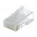 Plug | RJ45 | PIN: 8 | Cat: 6 | Layout: 8p8c | IDC,crimped | for cable фото 1