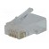 Plug | RJ45 | PIN: 8 | Cat: 6 | Layout: 8p8c | for cable | IDC,crimped фото 2