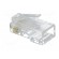 Plug | RJ45 | PIN: 8 | Cat: 6 | Layout: 8p8c | IDC,crimped | for cable фото 4