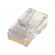 Plug | RJ45 | PIN: 8 | Layout: 8p8c | IDC,crimped | for cable фото 1