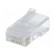 Plug | RJ45 | PIN: 8 | Layout: 8p8c | IDC,crimped | for cable image 1