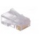Plug | RJ45 | PIN: 8 | Layout: 8p8c | IDC,crimped | for cable фото 8