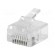 Plug | RJ45 | PIN: 8 | short | Layout: 8p8c | IDC,crimped | for cable paveikslėlis 1