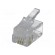 Plug | RJ9 | PIN: 4 | Layout: 4p4c | for cable | IDC,crimped image 1