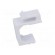 Protection cap | Colour: white | for panel mounting,snap fastener paveikslėlis 3