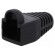 RJ45 plug boot | 5.8mm | Colour: black фото 1