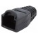 RJ45 plug boot | 6.5mm | Colour: black image 1
