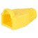RJ45 plug boot | 6.5mm | Colour: yellow paveikslėlis 1