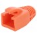 RJ45 plug boot | 8mm | Colour: orange image 1