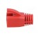 RJ45 plug boot | 8mm | Colour: red фото 3