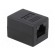 Socket | coupler | Cat: 6 | unshielded | Layout: 8p8c | RJ45 socket x2 paveikslėlis 4