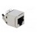 Socket | RJ45 | PIN: 8 | Cat: 6 | shielded | Layout: 8p8c | THT | angled image 8
