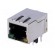 Connector: RJ45 | socket | PIN: 8 | shielded,with LED | Layout: 8p8c paveikslėlis 2