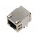 Socket | RJ45 | PIN: 8 | shielded,with LED | Layout: 8p8c | THT | angled image 1
