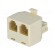 Splitter | Layout: 6p4c | RJ11 socket x2,RJ11 plug image 1