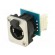 XLRnet, D Type, Ethernet Chassis Mounts with Cap, IP54, Hori image 1
