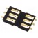 Connector: for cards | SIM | without ejector,without cover | SMT image 1