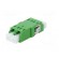 Connector: fiber optic | socket,coupler | LCA | female | ways: 2 | green image 6