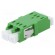 Connector: fiber optic | socket,coupler | LCA | female | ways: 2 | green image 1
