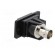 Coupler | BNC socket,both sides | 75Ω | black | Mat: metal | DUALSLIM image 4