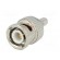 Plug | BNC | male | straight | 50Ω | crimped | for cable | delrin (POM) image 2