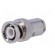 Plug | BNC | male | straight | 75Ω | RG59 | clamp,crimped | for cable | PTFE image 2