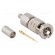 Plug | Micro BNC | male | straight | 75Ω | soldering,crimped | for cable image 2
