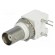 Socket | BNC | female | insulated | angled 90° | 50Ω | THT | gold-plated image 1