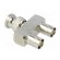T adapter | BNC plug,BNC socket x2 | dual T image 4
