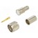 Plug | UHF mini | male | straight | soldering,crimped | for cable | PTFE фото 1