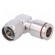 Plug | N | male | angled 90° | 50Ω | CNT-300 | clamp | for cable фото 1