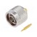Plug | N | male | straight | 50Ω | soldering,crimped | for cable | PTFE image 1