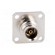 Socket | N | female | straight | 50Ω | soldering | for panel mounting image 9