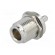 Socket | N | female | straight | RG58 | crimped | for panel mounting image 2