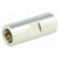 Coupler | both sides FME male | straight | Insulation: delrin (POM) image 1