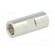 Coupler | FME male,both sides | straight | 50Ω | Insulation: POM image 2