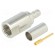 Plug | FME | male | straight | crimped | for cable | Insulation: teflon image 1
