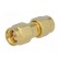 Coupler | SMA male,both sides | straight | 50Ω | teflon | gold-plated paveikslėlis 2