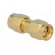 Coupler | SMA male,both sides | straight | 50Ω | teflon | gold-plated paveikslėlis 8