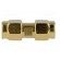 Coupler | SMA male,both sides | straight | 50Ω | teflon | gold-plated paveikslėlis 3