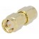 Coupler | SMA male,both sides | straight | gold-plated image 1