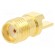 Plug | SMA | female | card edge | straight | 50Ω | SMT | for cable | PTFE image 1