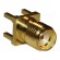 Plug | SMA | female | straight | 50Ω | THT | for cable | PTFE | gold-plated image 2