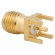 Plug | SMA | female | straight | 50Ω | THT | for cable | PTFE | gold-plated image 2