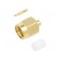 Plug | SMA | male | straight | 50Ω | soldering | for cable | PTFE image 1