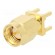 Plug | SMA | male | straight | 50Ω | THT | for cable | PTFE | gold-plated image 1
