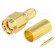 Plug | SMA | male | straight | RG58 | crimped | for cable | gold-plated paveikslėlis 1
